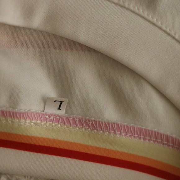 Drop Shoulder Stripe Crop Top - Picture 4 of 8